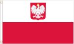 Poland State Eagle Polyester Flag - Choice of Sizes