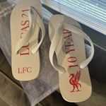  LUCAS LEIVA LFC LIVERPOOL HAVIANAS FLIP FLOPS Fc Memorabilia BRAZIL WORLD CUP 
