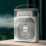 3-in-1 Portable Air Cooler Fan LED NightLight Humidifier Mini AC USB Home Office