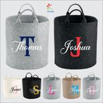 Personalised Name Storage Tub Customised Toy Bag Basket Box Kids Children's Gift
