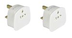 INT EU US to UK 3 Pin Tourist Travel Plug Power Convertor Adaptor 13A x 2