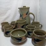 Studio Pottery Coffee Set
