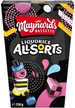 Maynards Bassetts Liquorice Allsorts Sweets Carton 350g