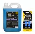 Winter Screen Wash 5L with 4 x Screenwash Tabs makes extra 20L AA Car Essentials