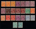 AUSTRALIA 1918-33 HEADS SET & MANY SHADES, SG 56/66, FINE MINT