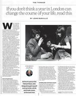 Mick Jagger Chrissie Shrimpton John Banville London Article Clipping May 2025