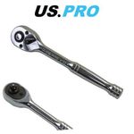 US PRO 1/4" Drive 72T Quick Release Reversible Ratchet Socket Wrench 4152