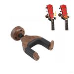 1-5 PCs Guitar Wall Mount Hanger Auto Lock Hook for Acoustic Electric Bass Stand