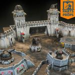 Huge Imperial Fortress Defense Terrain Compatible with Warhammer 40k AoS DnD
