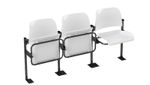 3 Seat Row - Tip Up Stadium Seating - Indoor and Outdoor Use - 7 Colours avail
