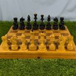 1958 Soviet USSR Wooden Chess Set Khalturin Artel MYUD 1st Grade 30cm#69