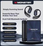 Monster AC530 Open Ear Headset w/ Mic - Lightweight & Secure Fit