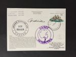 AUSTRALIA 1981 ANTARCTIC TERRY LADY FRANKLIN CACHET ON CAPT SIGNED CASEY PC GB