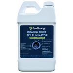 Fruit Fly Drain Treatment Eliminator All-Natural Eliminates Gnats Sewer 64 FL Oz
