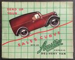 AUSTIN EXPRESS DELIVERY VANS Sales Brochure For 1938 #1584  7 10/4 12/4