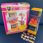 Vintage Sindy Doll Magic Cooker Kitchen Furniture Pedigree 1980’s WORKS BOX VGC