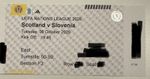 Scotland v Slovenia UEFA Nations League 6 October 2026 Used Ticket