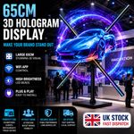 65cm 3D Hologram Fan LED Display Events Exhibition Advertising WiFi APP UK Stock