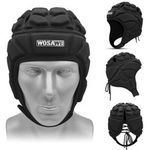 Adjustable Goalkeeper Helmet Sports Football Soccer Rugby Goalie Helmet F3O3