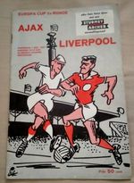 7-12-1966 European Cup Ajax v Liverpool Programme