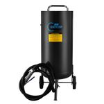 44L Roll-About Sandblaster Pressure Blast Pot with 8ft Hose & Nozzles Grey