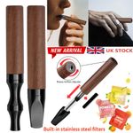Stress Relief Breathlace Quit Smoking Breathing Tool Wood Home decor Gift Box UK