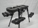 Spanking Portable Bench Flogging Restraint BDSM Furniture Bench BLACK Color