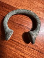Antique Bronze Manilla African Currency Bracelet 15th–19th Century Trade Money