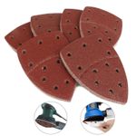 Mouse Detail Sanding Sheets Triangular Sander Pads 11 Hole Sand Paper P40-P320