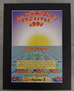 Glastonbury 1997 Promo Original Festival Advert Mounted 14x11"