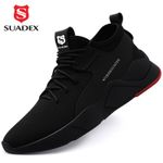 SUADEEX Mens Safety Trainers Steel Toe Cap Work Shoes Puncture Proof Sneakers UK