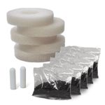 5X COMPATIBLE BIORB REPLACEMENT SERVICE KIT REFILL WITH FILTER MEDIA & AIRSTONE