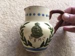 SCARCE CWW1 VINTAGE ROYAL ARMY MEDICAL CORPS TORQUAY POTTERY JUG
