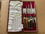 Edwin Blyde & Co. Sheffield England  Stainless Cutlery Set Rare In box