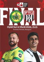 2026   WELSH CUP FINAL   CAERNARFON TOWN v FLINT TOWN UNITED