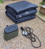 Suzhou Miles LQ178 Inflatable Square Hot Tub 170cm 700L Grey/Black Pump