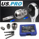US PRO Adjustable Thread Tap Socket Set M3-M19 Range Accurate Tapping / Reaming