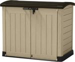 Storage Shed Keter Store-It Out Outdoor Garden Furniture Storage Sheds - Beige