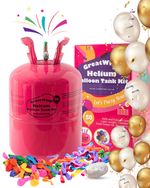 Balloons Helium Gas Disposable Canister Cylinder Fills Up To 50 x 9" Balloons