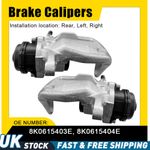 2x Rear EPB Brake Calipers with Motor 8K0615403E For Audi A4 A5 Q5 B8 2007-2017