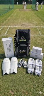 Kids XS Ganador Cricket Set Bag Pads Gloves Junior Kit No Bat Ball