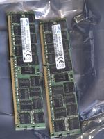 SAMSUNG 32GB (16GB X2) M393B2G70QH0-CK0Q8 16GB DDR3 1600MHz ECC REG SERVER MEM
