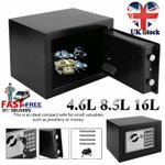 SAFE LARGE HIGH SECURITY ELECTRONIC DIGITAL STEEL HOME CASH RATED***  SAFETY BOX