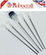 5pcs Dispensing Blunt 100mm LONG Needle Tip for Syringes, Glue Oil Ink