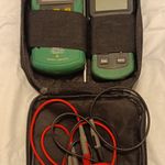MASTECH MS6818 Cable Locator Tester Kit RJ45/RJ11 Receiver Transmitter Case