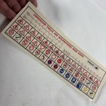 Vintage Sealink Windscreen Decal International Road Signs Conversion Chart