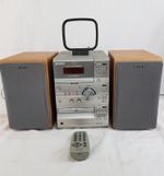 Sony CMT-P11 Micro Hifi Component System CD Cassette Tape Player with Speakers