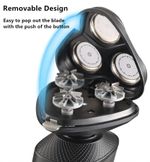 Electric Shaver Mens Razor Rotary Waterproof Pop-Up Beard Trimmer Wet Dry Cordle