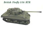 Radio Remote Control RC Tank 2.4G British Sherman Firefly 1/16 with Sounds UK