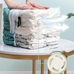 No Pump Vacuum Storage Bags Clothes Bedding Foldable Space Saver Travel Home